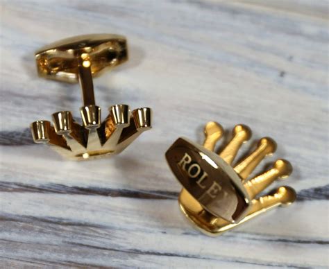 cufflinks rolex price|Rolex cufflinks original.